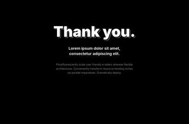 Thank You Page